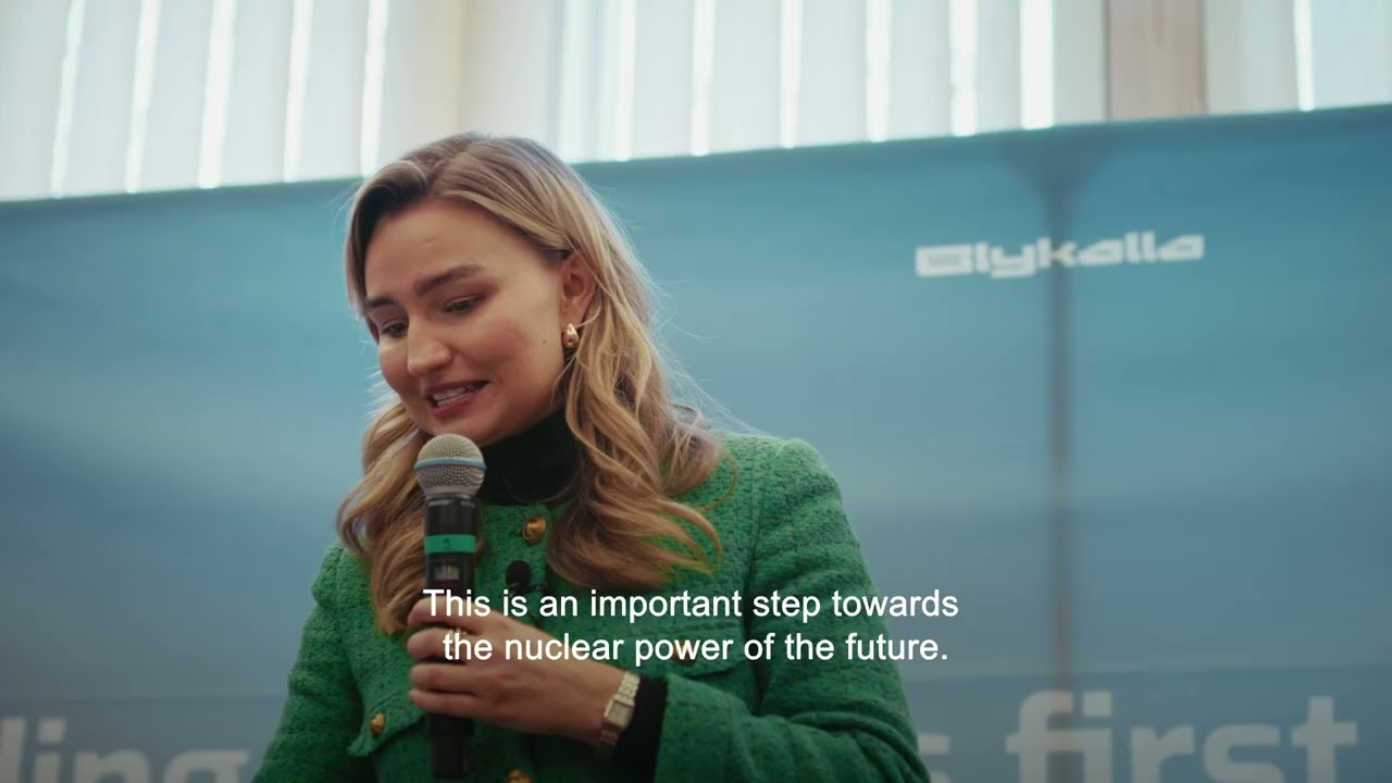 Sweden's Minister for Energy and Business Ebba Busch at Blykalla's Groundbreaking Event 2025