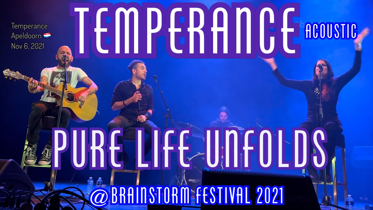 TEMPERANCE - Pure Life Unfolds (acoustic) @Brainstorm Festival, Apeldoorn🇳🇱 November 6, 2021