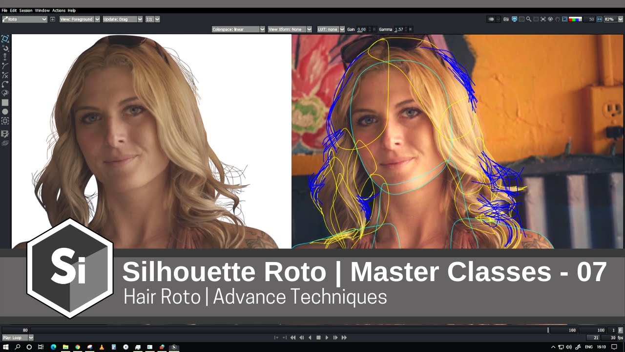 Silhouette Roto | Master Classes - 07 | Hair Roto |  @BorisFXco