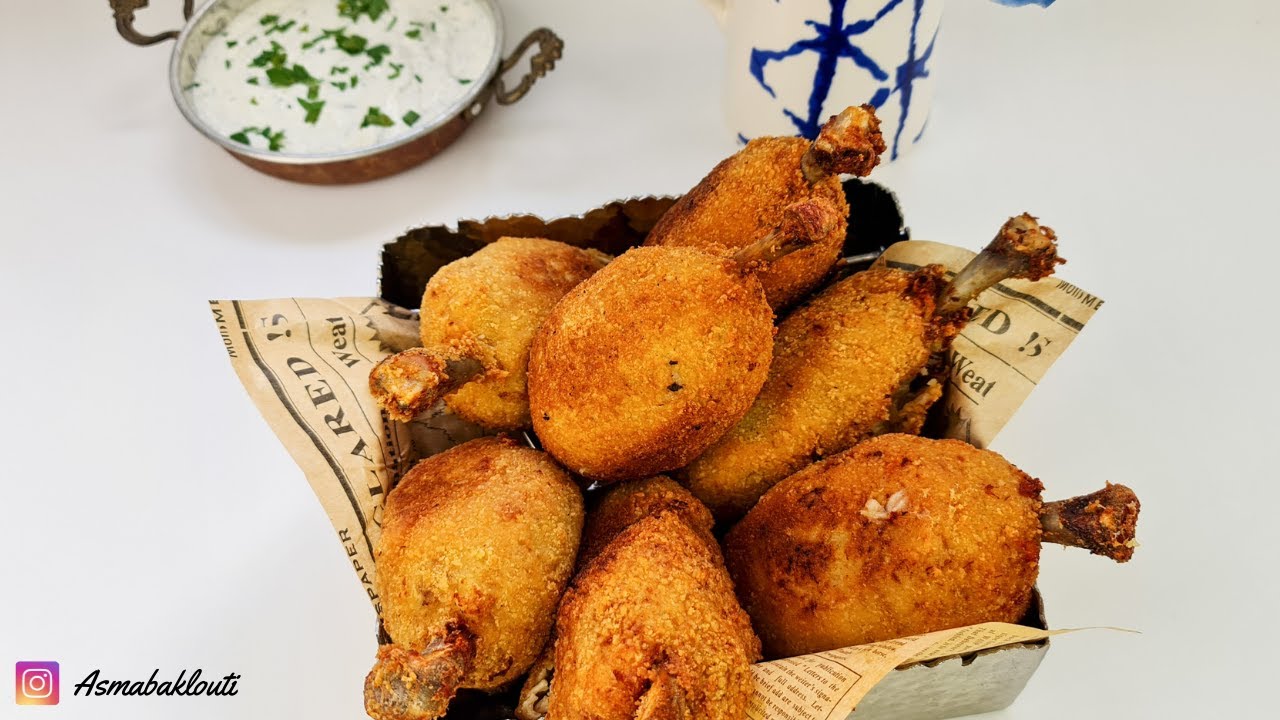 افخاض الدجاج محشية بالجبن روسات دوبل بنة جربوها و تفكروني Recette Pilon de poulet farci