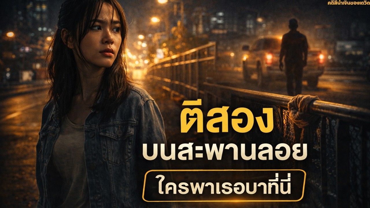 ตีสองบนสะพานลอยดินแดง ใครปล่อยเธอไว้เหนือถนนที่ยังไม่หลับ