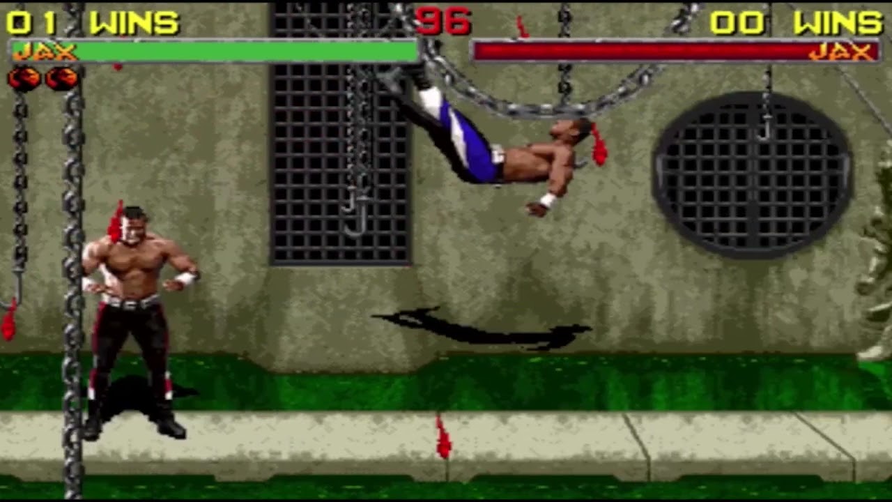 Mortal Kombat 2 - Sega 32X - Stage Fatality Demonstration