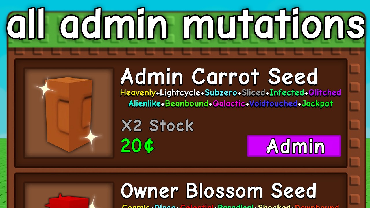 Starting Over but I Have Every ADMIN Mutation