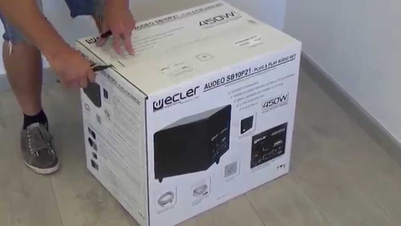 Ecler presents the new AUDEO SB10P21 (Unboxing and installing)