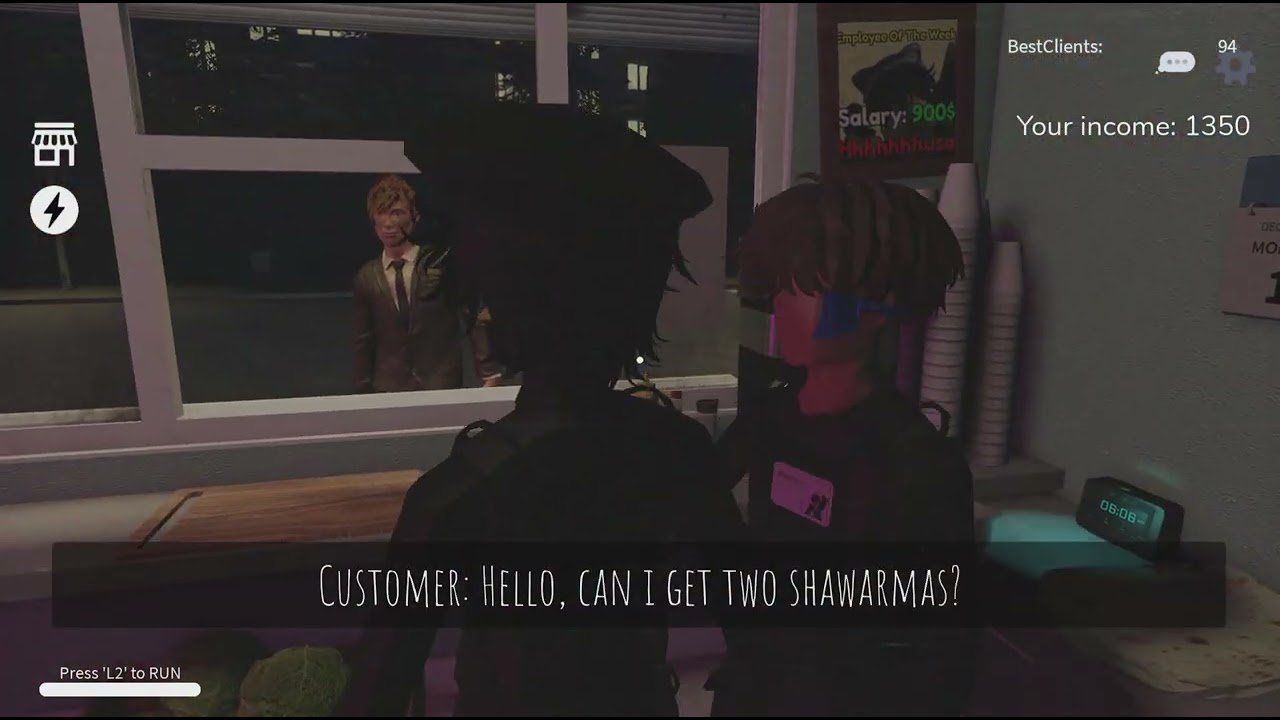 Playing a horror game with frends