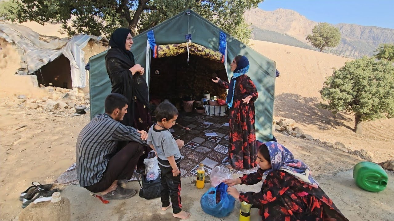 Haniyeh's stormy anger after seeing the pregnant mother; and kicking them out of the shelter