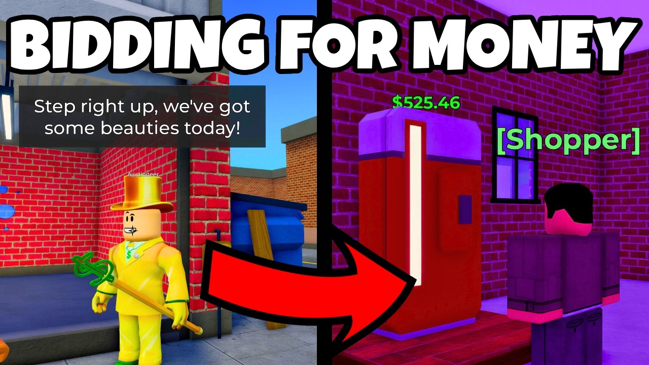 Зарабатываю КУЧУ ДЕНЕГ на аукционах в Roblox Storage Hunters