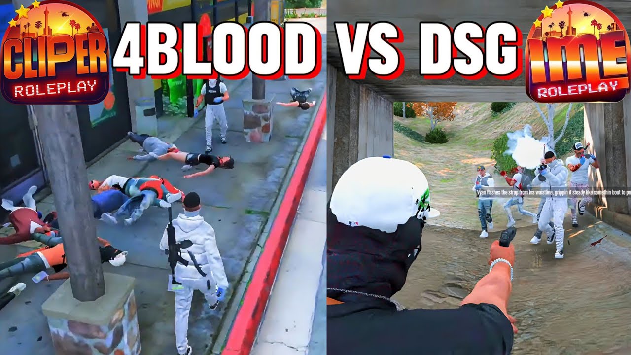 DSG VS 4BLOOD !! 4BLOOD KALAH JUMLAH?!...#imeroleplay #imerp 
