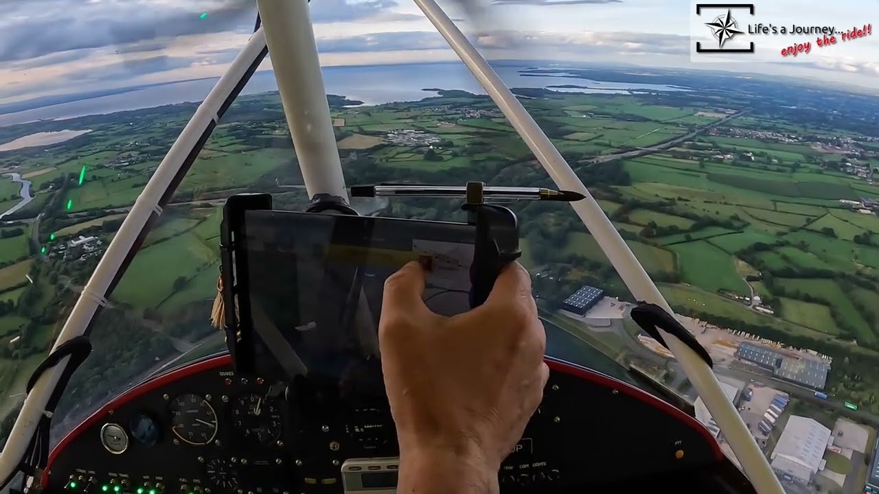 Blue skies and calm wind over Northern Ireland!! - Raw video...