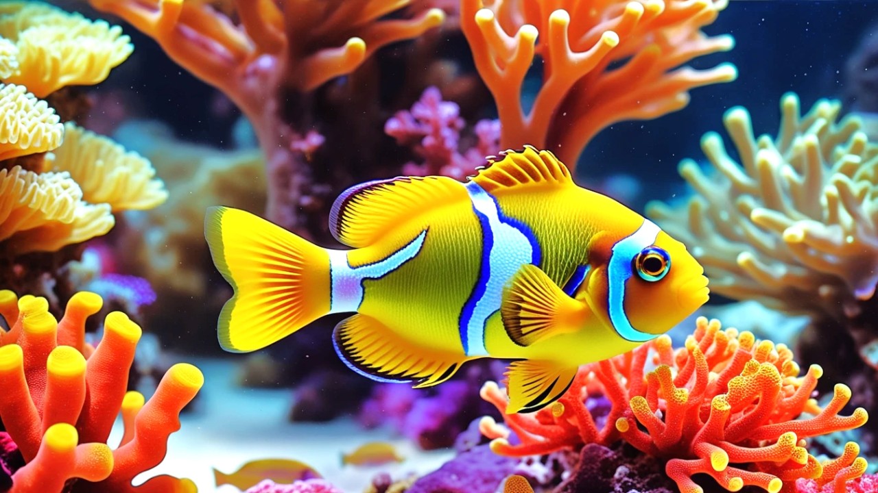 The Best 4K Aquarium - Dive Into The Mesmerizing Underwater Realm, Sea Jellyfish, Coral Reefs . #7