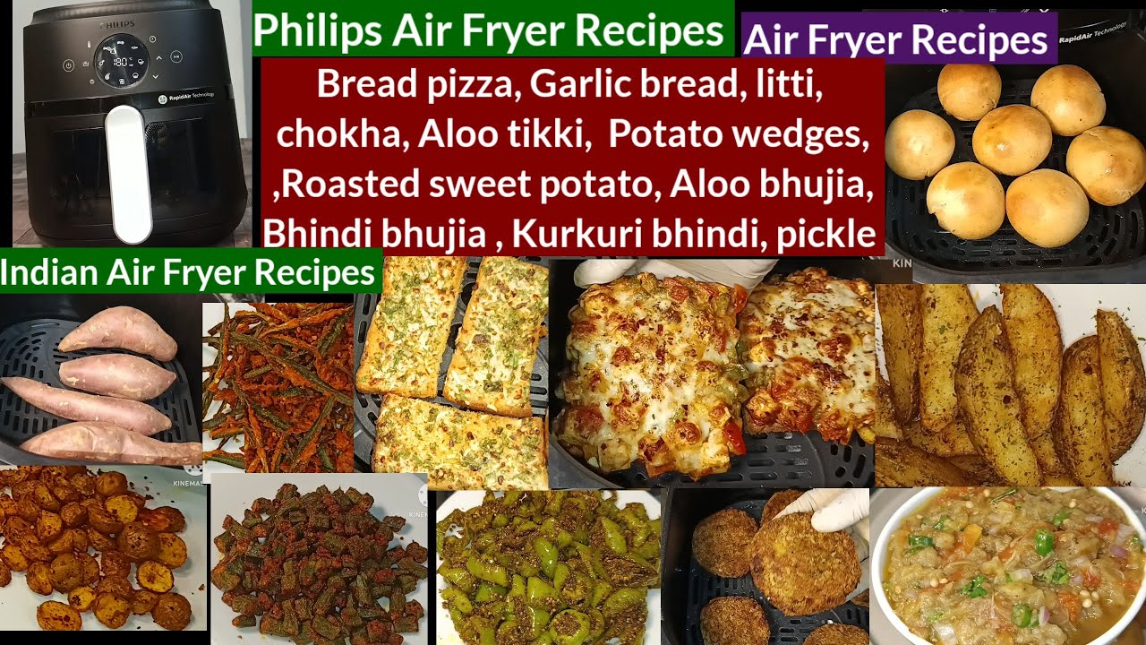 Air Fryer Recipes । Philips Air Fryer Recipes । Indian Air Fryer Recipes । Easy Airfryer Recipes.
