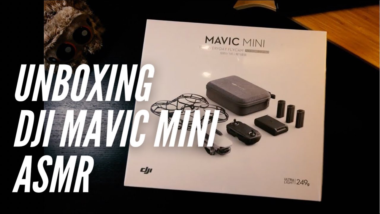 Unboxing DJI Mavic Mini Fly More Combo | ASMR