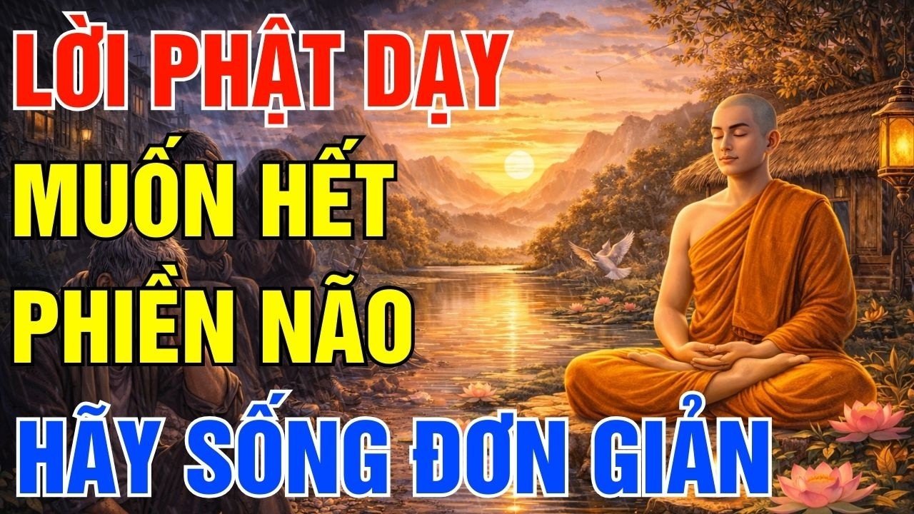 Lời Phật Dạy Sâu Sắc- Muốn Hết Phiền Não Hãy Sống Đơn Giản Ít Người Làm Được Điều Này!