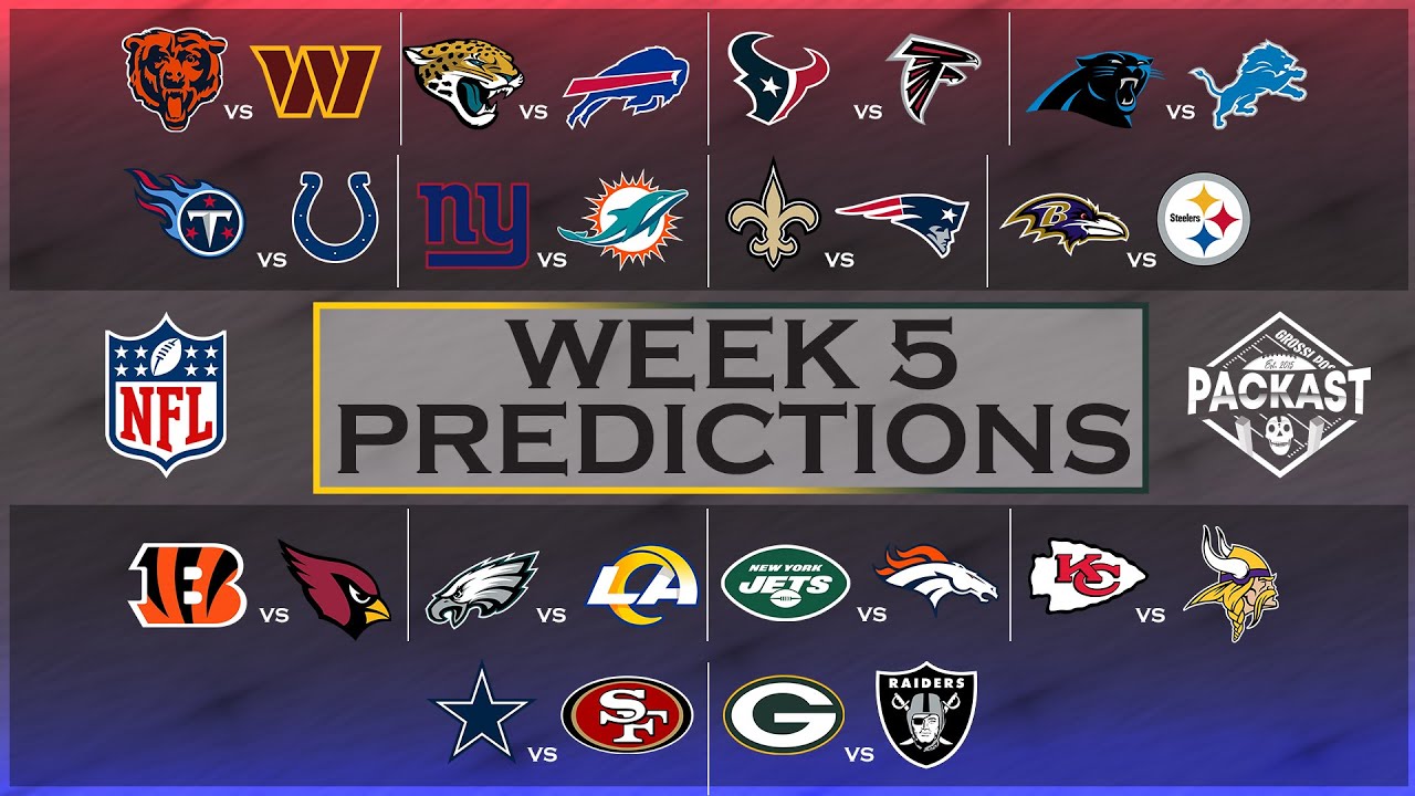 NFL Week 5 Predictions