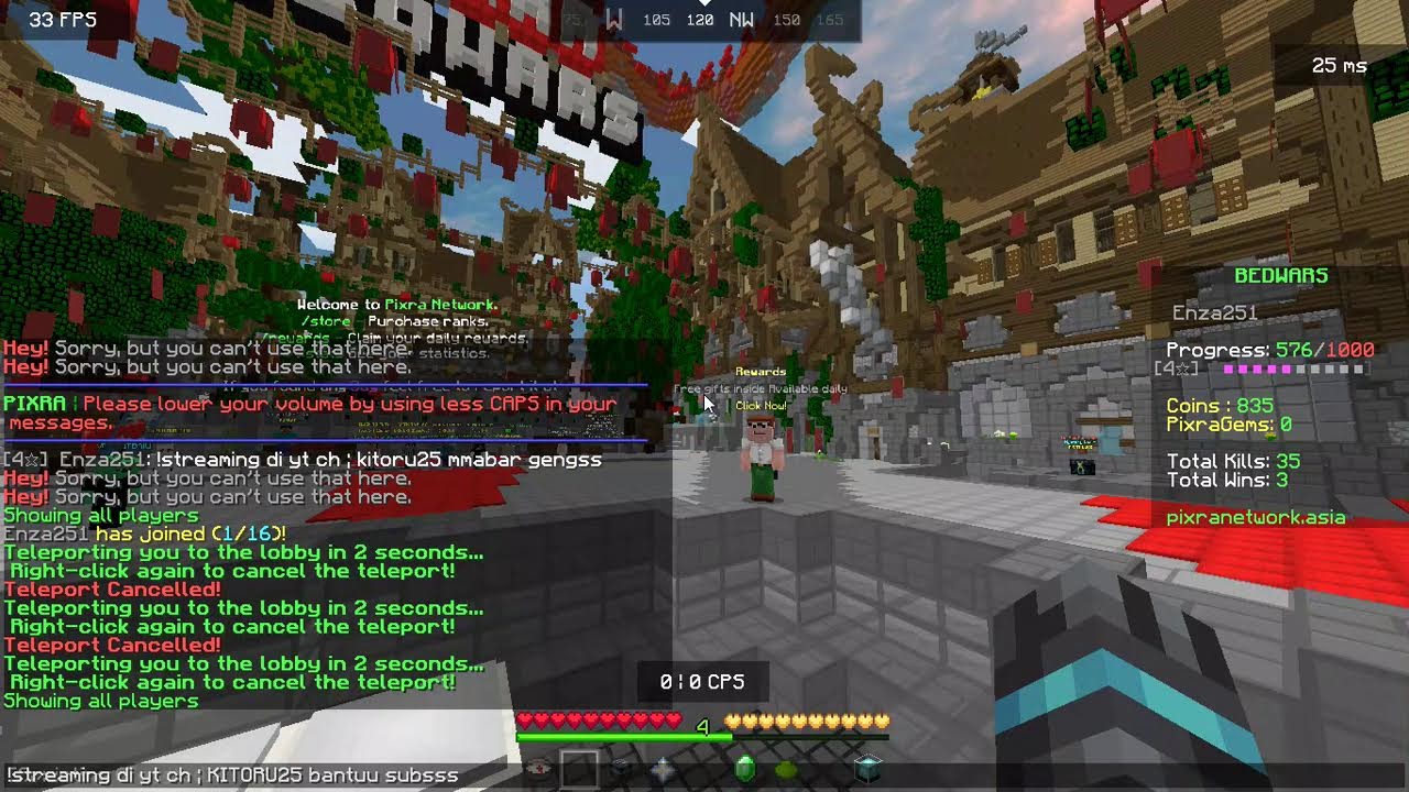 Bedwars - nunggu buka puasa jiers