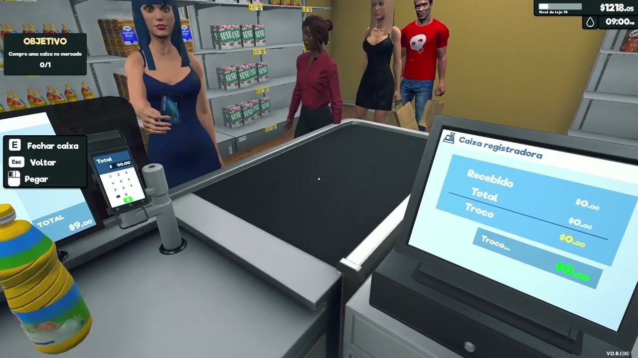 11 DIA DE VENDAS NO MERCADO | SUPERMARKET SIMULATOR