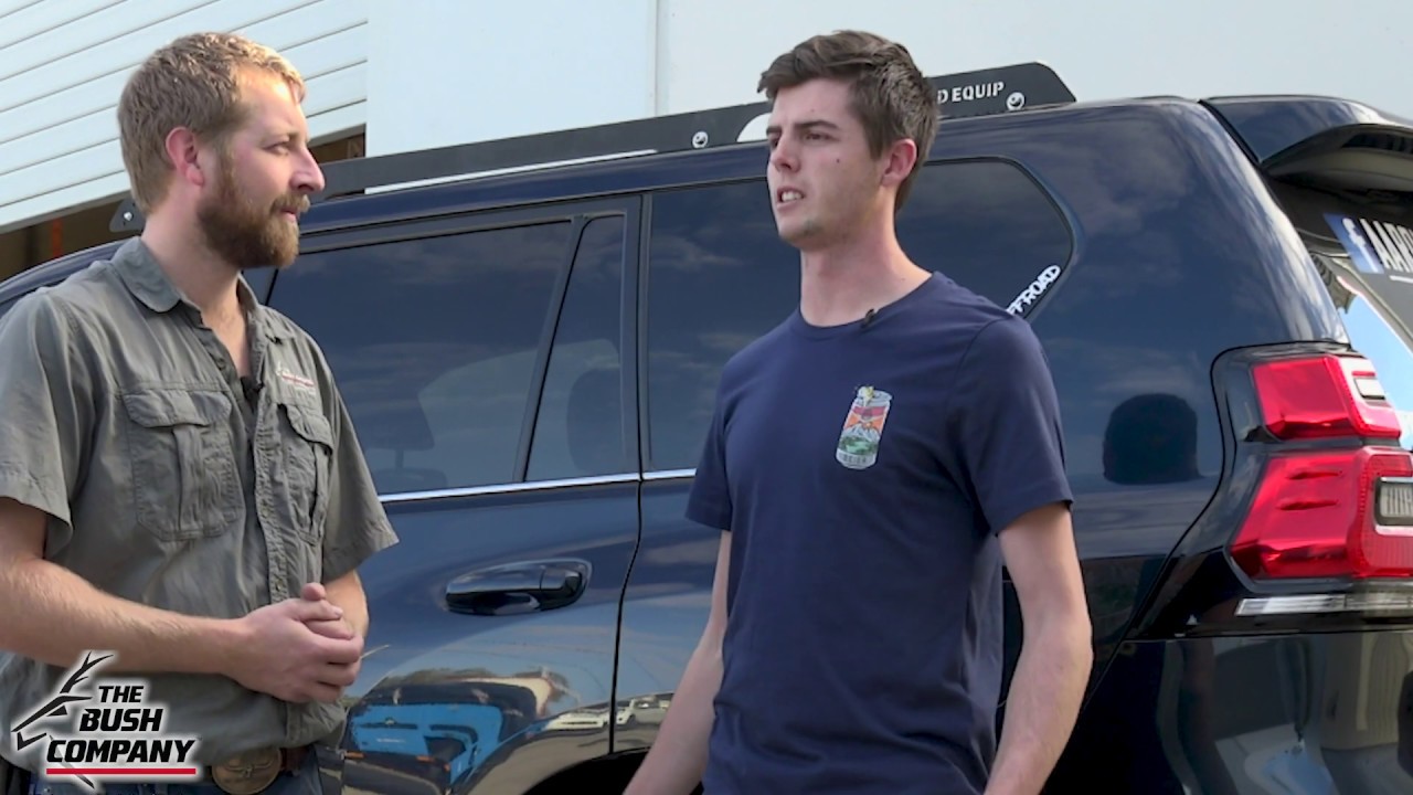 Prado 150 - Touring Rig - Rooftop Tent Install - The Bush Company