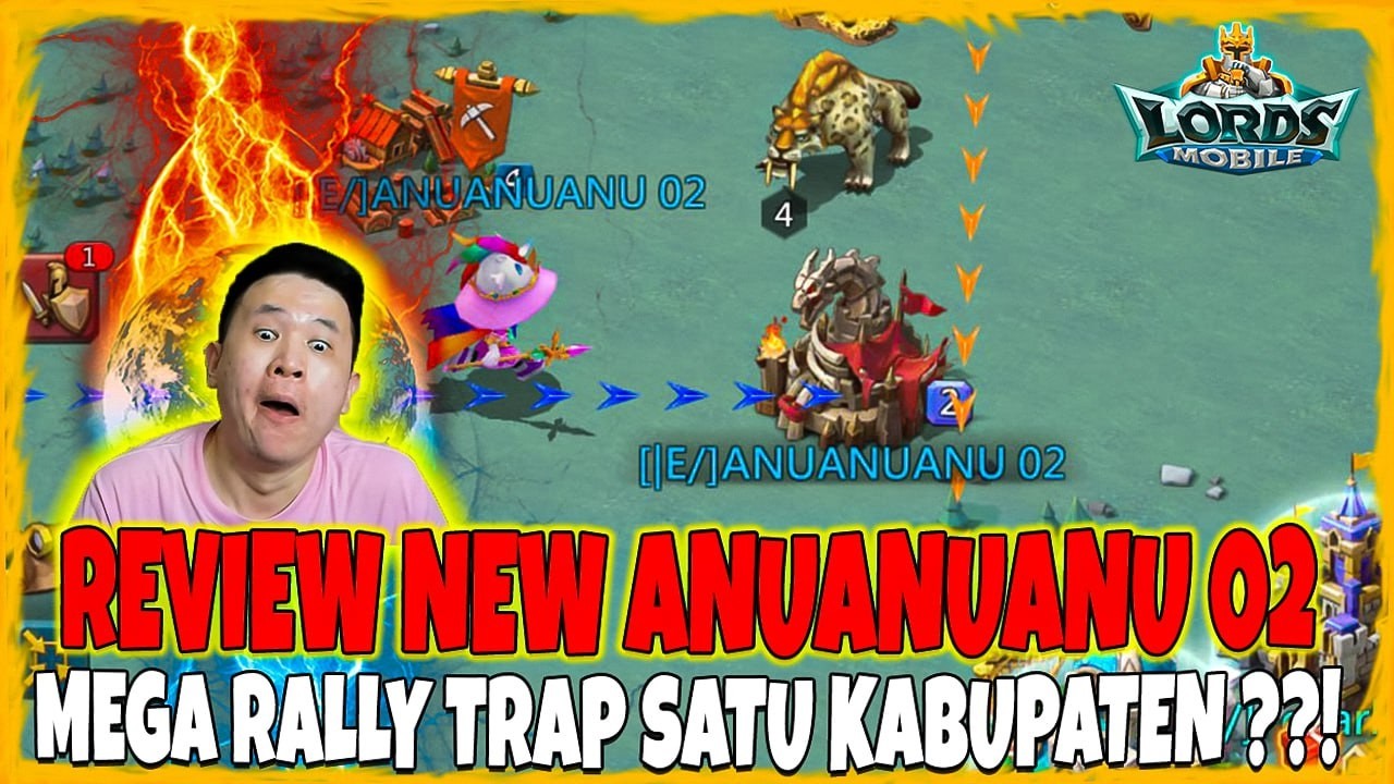 KETIKA GA SENGAJA PUNYA MEGA RALLY TRAP TROOP SATU KABUPATEN KITA REVIEW !! - Lords Mobile Indonesia