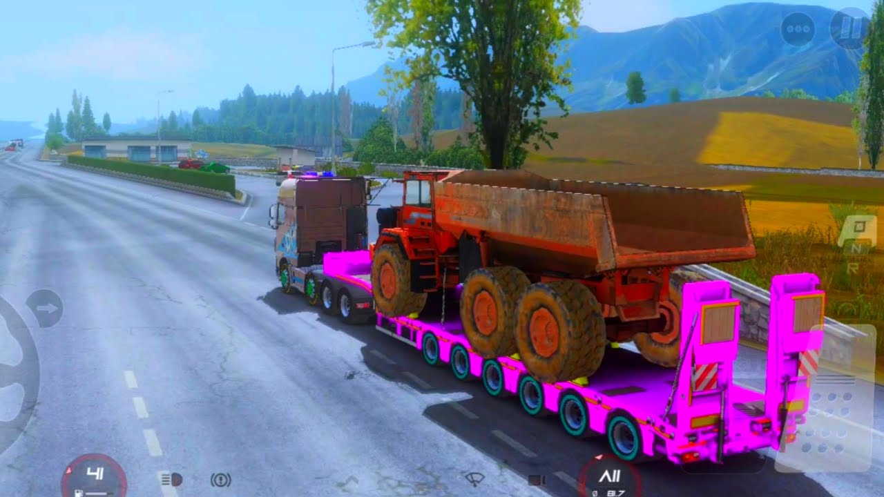 Heavy Duty Dump Truck Transport | Extreme Machine Delivery | Truckers of Europe 3 