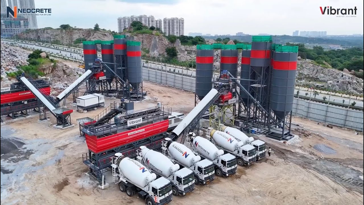VIBRANT | CONCRETE BATCHING PLANTS | SCP 120 | NEOCRETE | NEOPOLIS, HYDERABAD