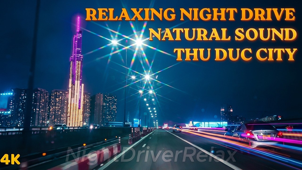 Top 5 Relaxing CITY NIGHT DRIVES in 4K You Need to See