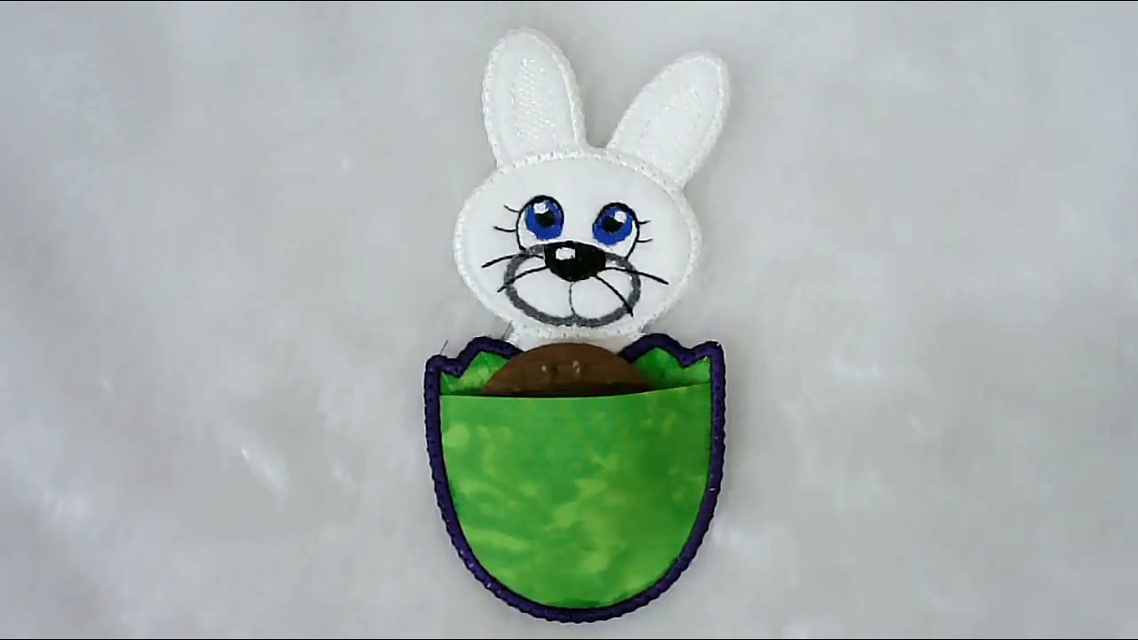 Easter Bunny Freebie With Pocket -  By Kreative Kiwi