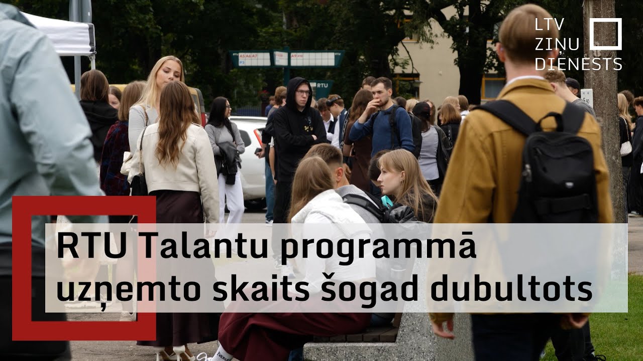Jauns studiju gads sācies arī Rīgas Tehniskās universitātes Talantu programmā