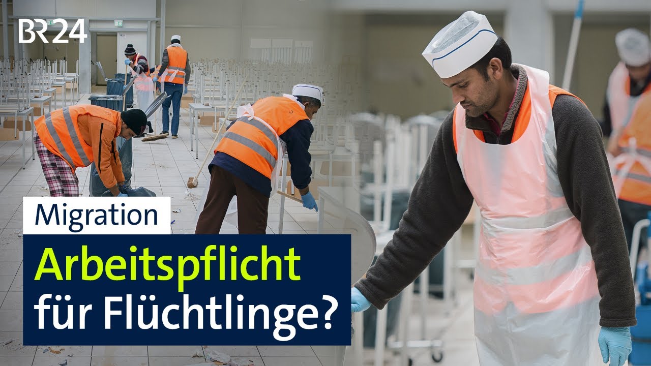 Arbeitspflicht für Flüchtlinge: Sollen Asylbewerber für 80 Cent arbeiten? | ÜberBayern | BR24