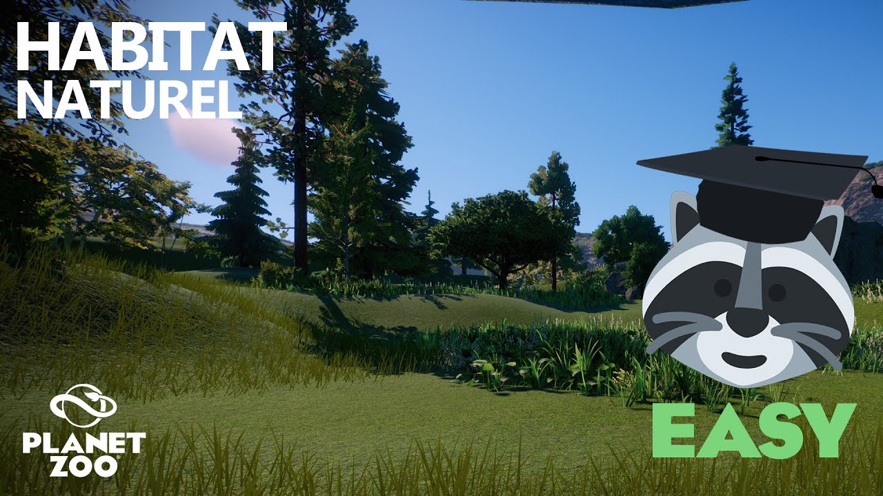 🦝 Planet Zoo Habitats : Enclos naturel