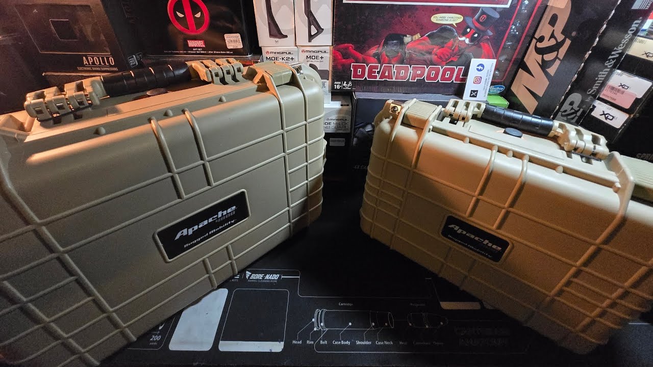 Apache 3800 & 4800 (Harbor freight gun cases)