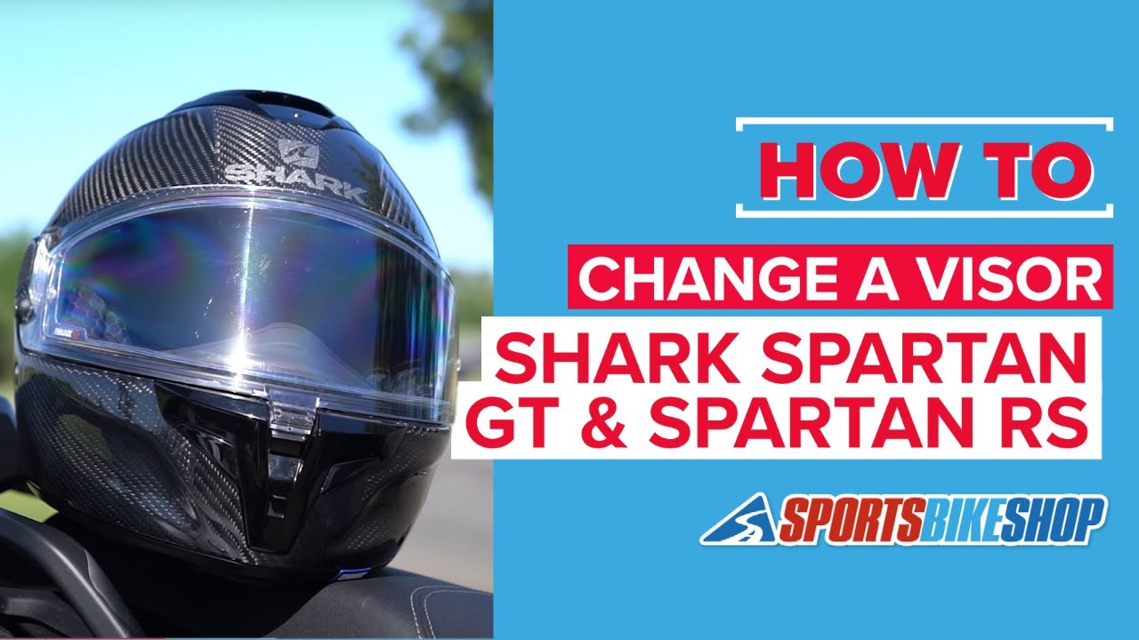 Как заменить визор: шлемы Shark Spartan GT, GT Pro и Spartan RS