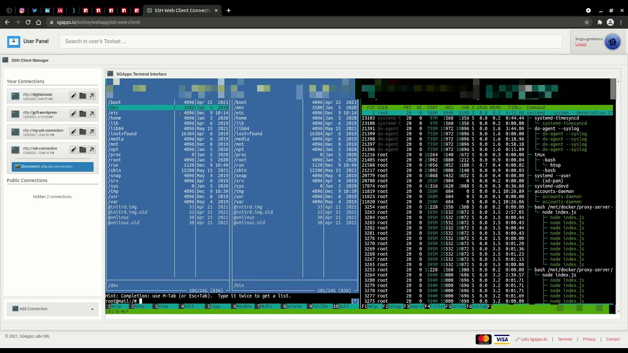 Web SSH Client - Web Terminal in Browser