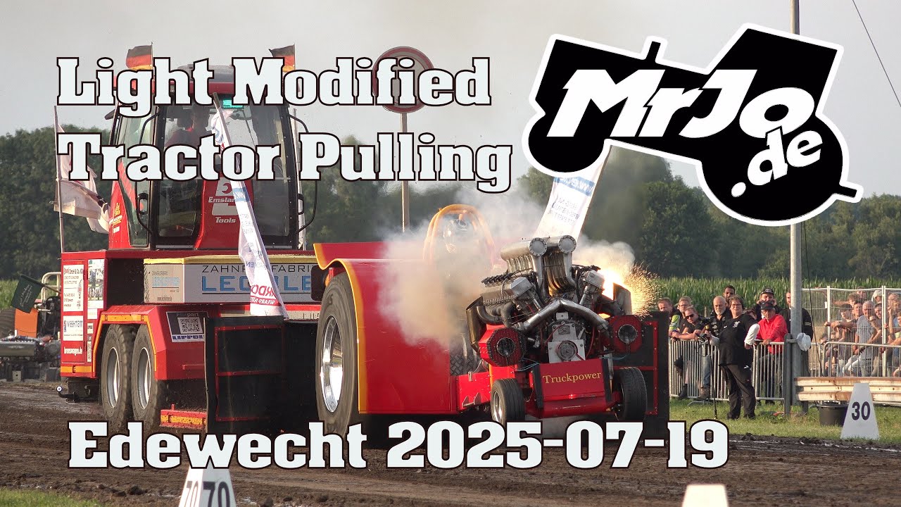 Light Modified Edewecht 2025 Tractor Pulling