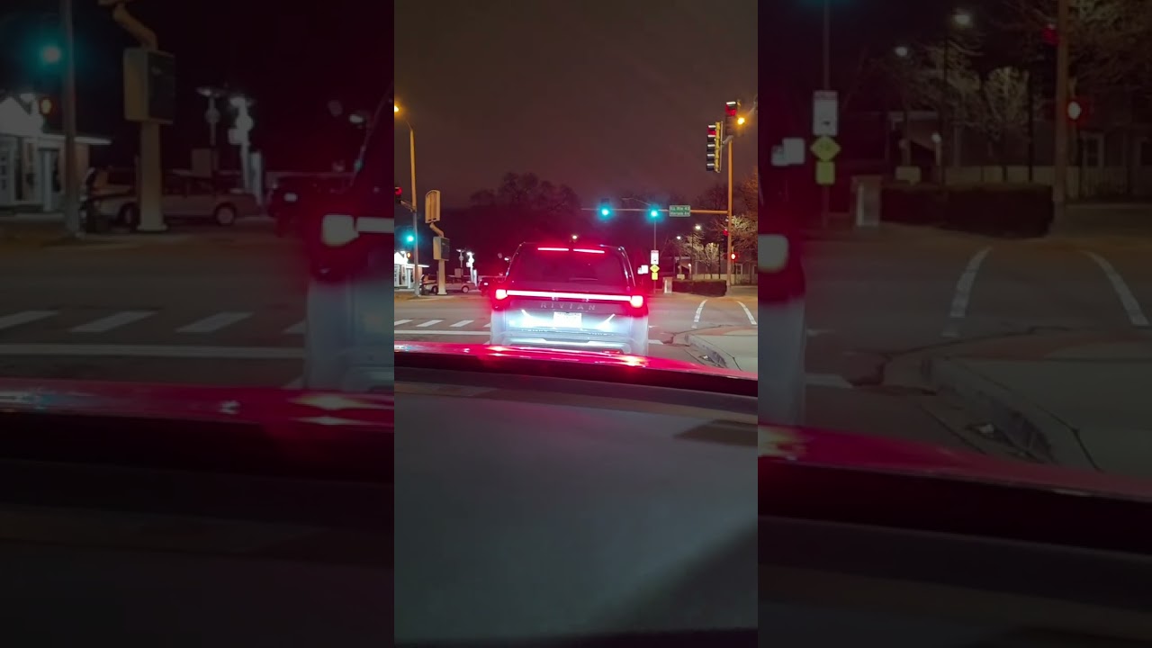 Así seben las calles de noche de chicago il.