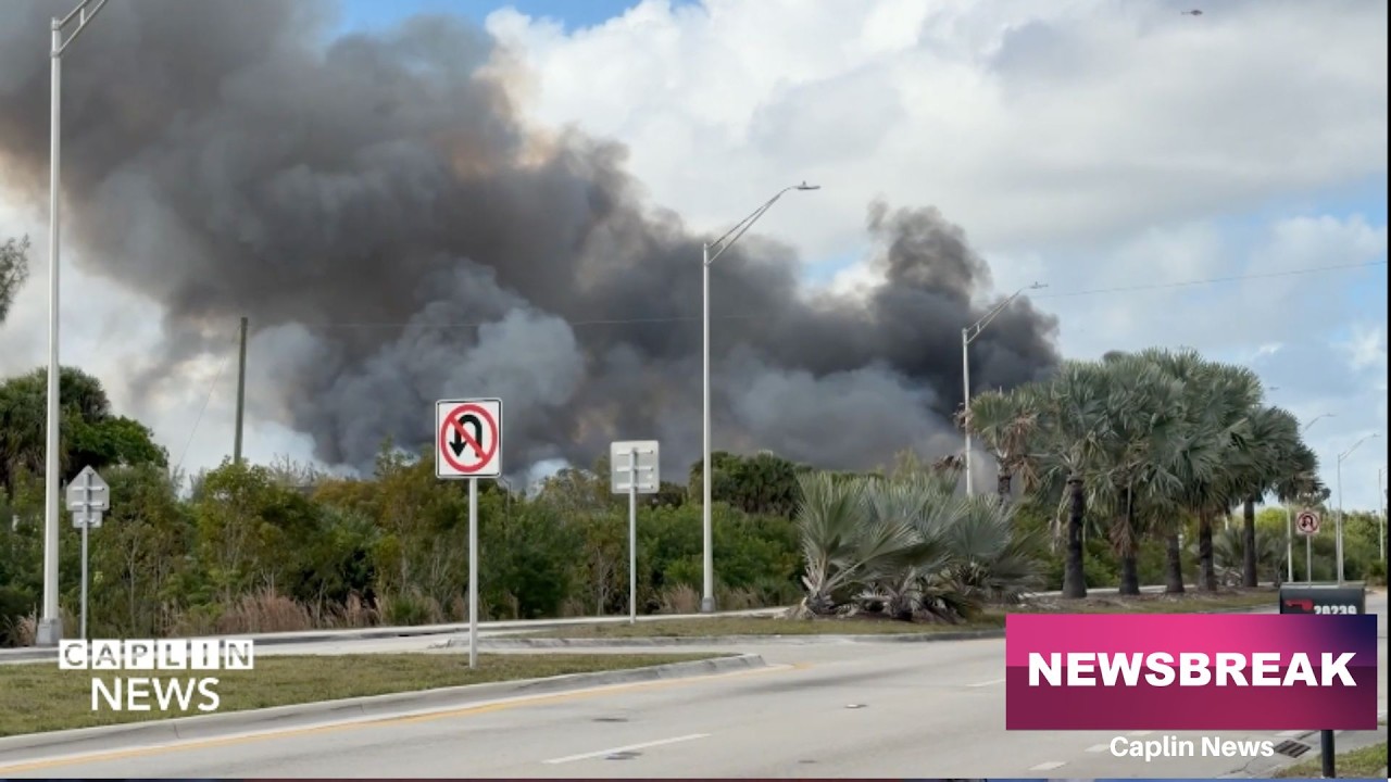 Massive fire breaks out at Miami-Dade warehouse