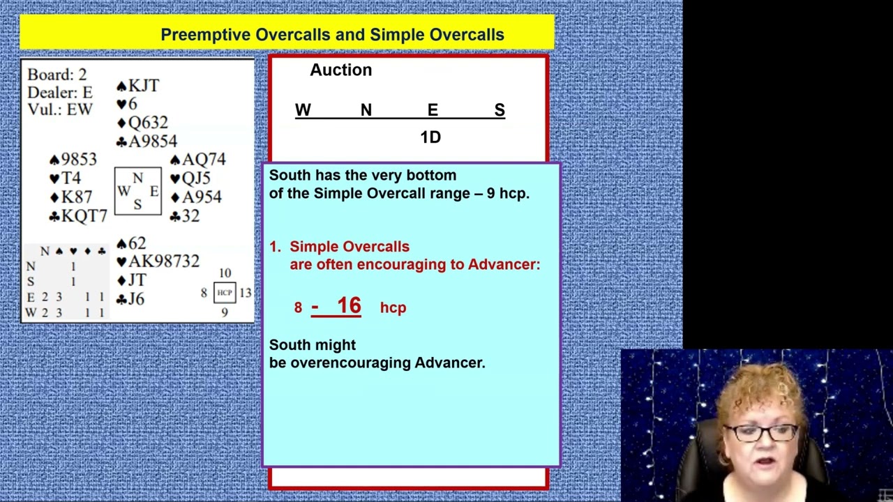 Preemptive Overcalls vs Simple Overcalls