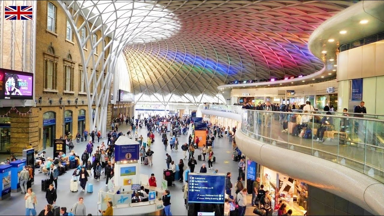 LONDON King’s Cross Train Station 4K🇬🇧 UK Travel