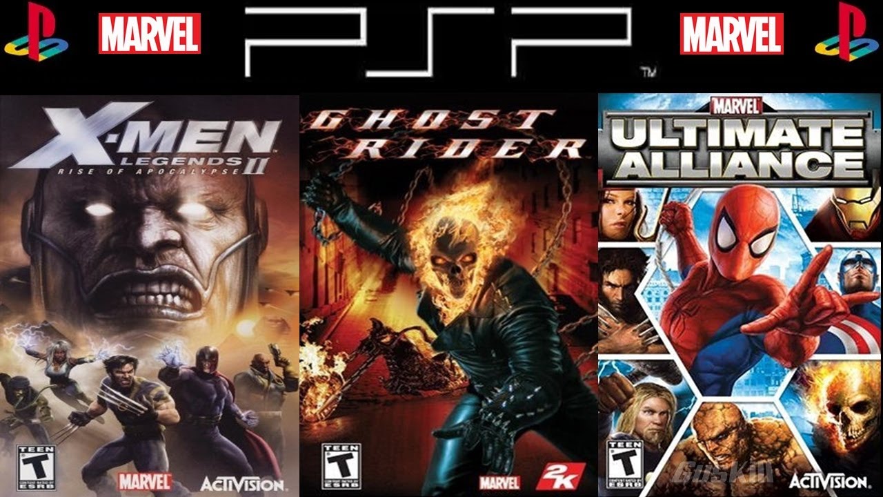 Все игры Marvel Superheroes на PSP