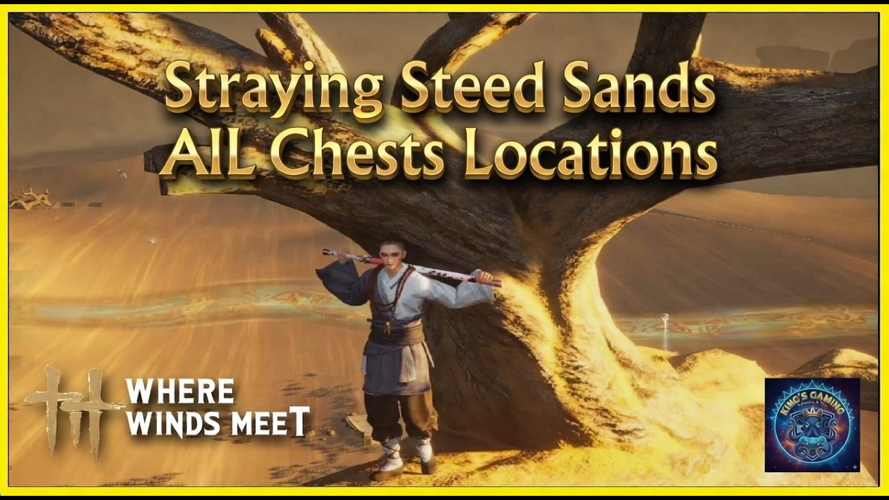 All Chests Locations - Straying Steed Sands - Where winds meet