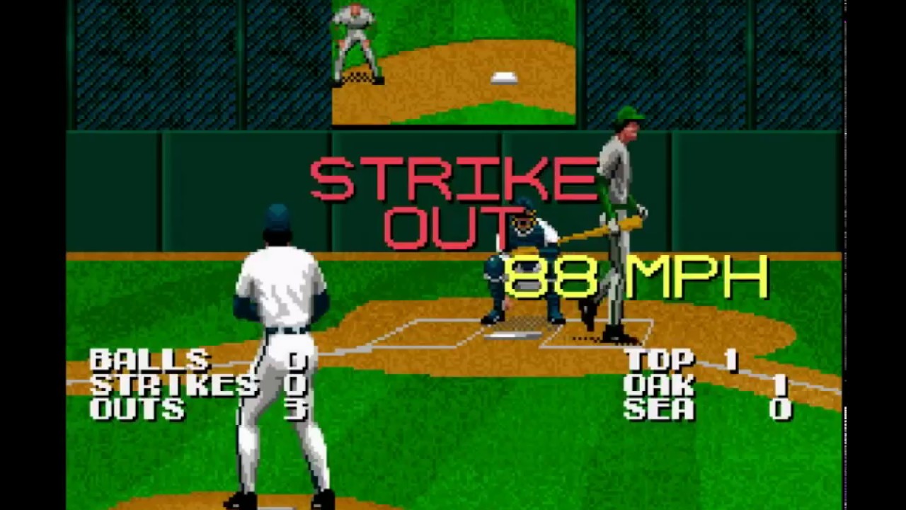 Tecmo Super Baseball on SNES