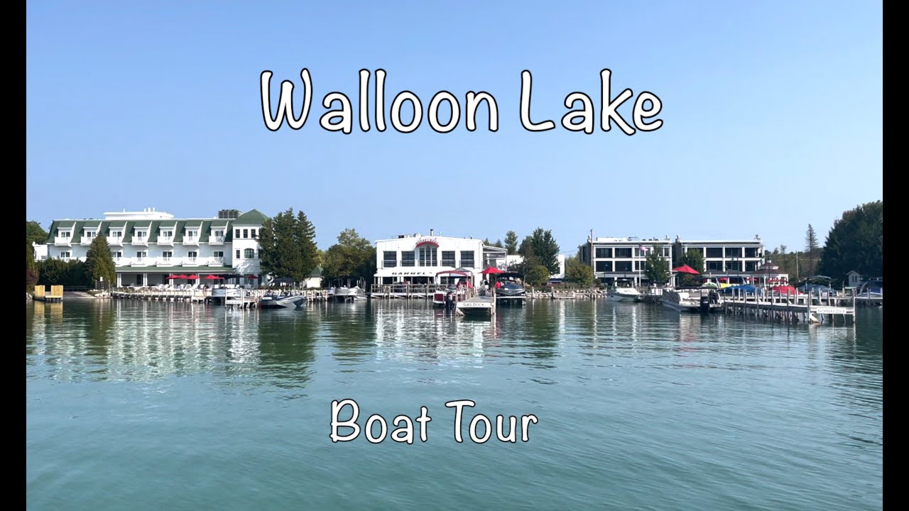 Boating Walloon Lake:  Michigan