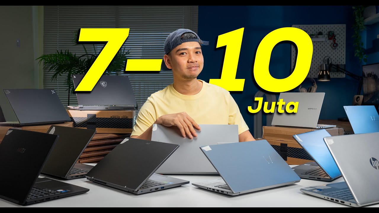 Rekomendasi laptop 7-10 Juta buat AKHIR 2024!