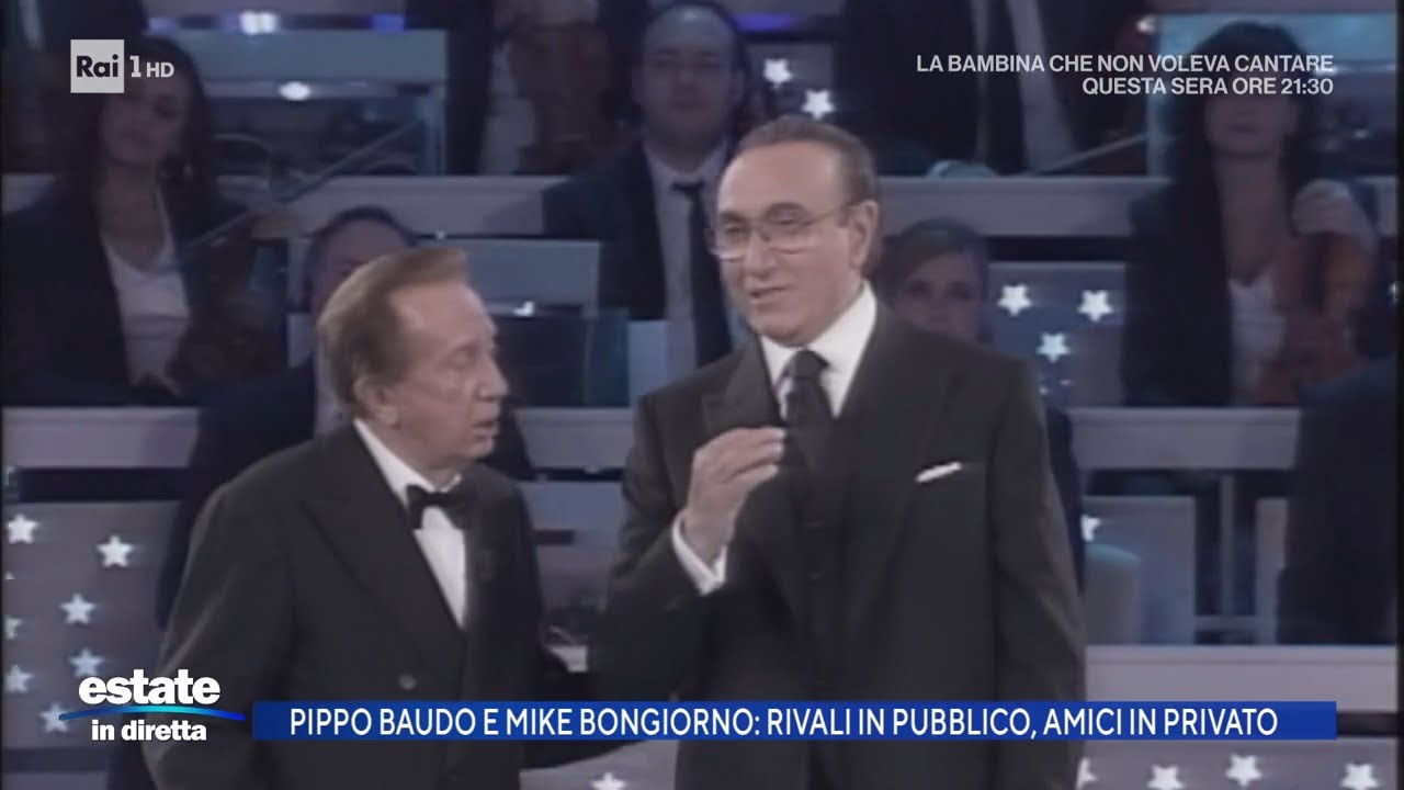 Pippo Baudo e Mike Bongiorno: la rivalità che non c'era - Estate in diretta 18/08/2025