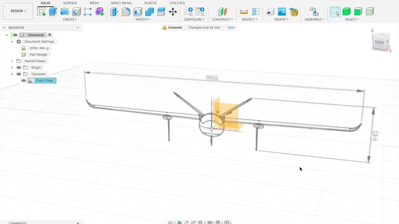 Vtol Drone Design in #Fusion 360 Complete Tutorial Series- Part 1