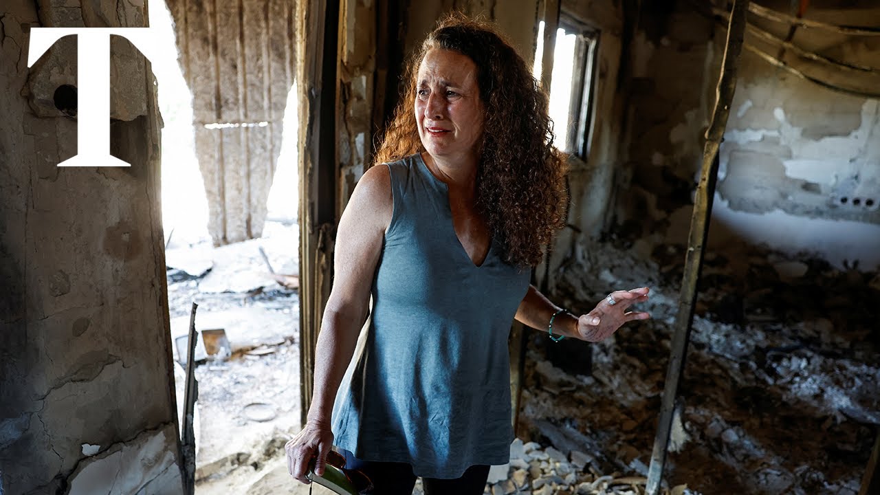 Israeli mother revisits home where Hamas took her children
