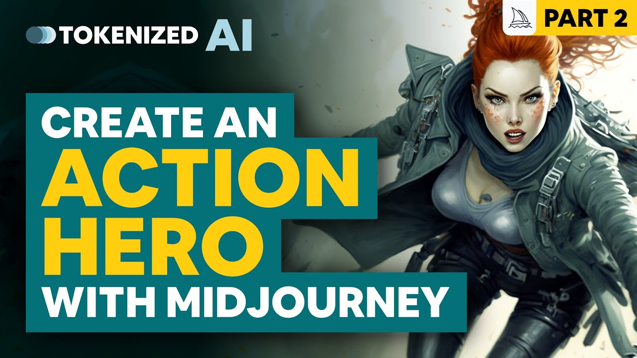 PLACE a Character in ACTION Scenes – Midjourney Character Design