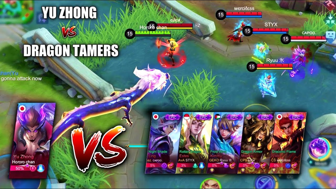 DRAGON TAMER SQUAD VS BLACK FIERCE DRAGON YU ZHONG!