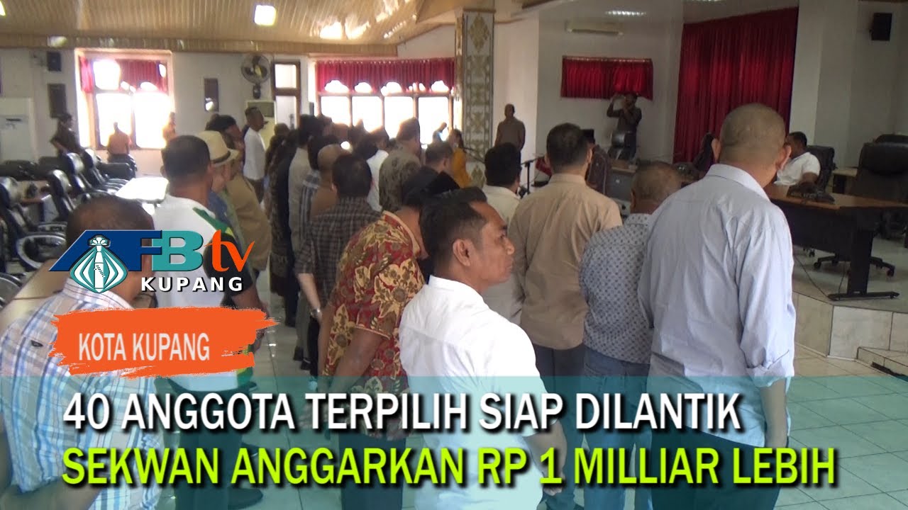 Jelang Pelantikan, 40 Anggota DPRD Kota Kupang Ikuti Gladi Persiapan Pelantikan