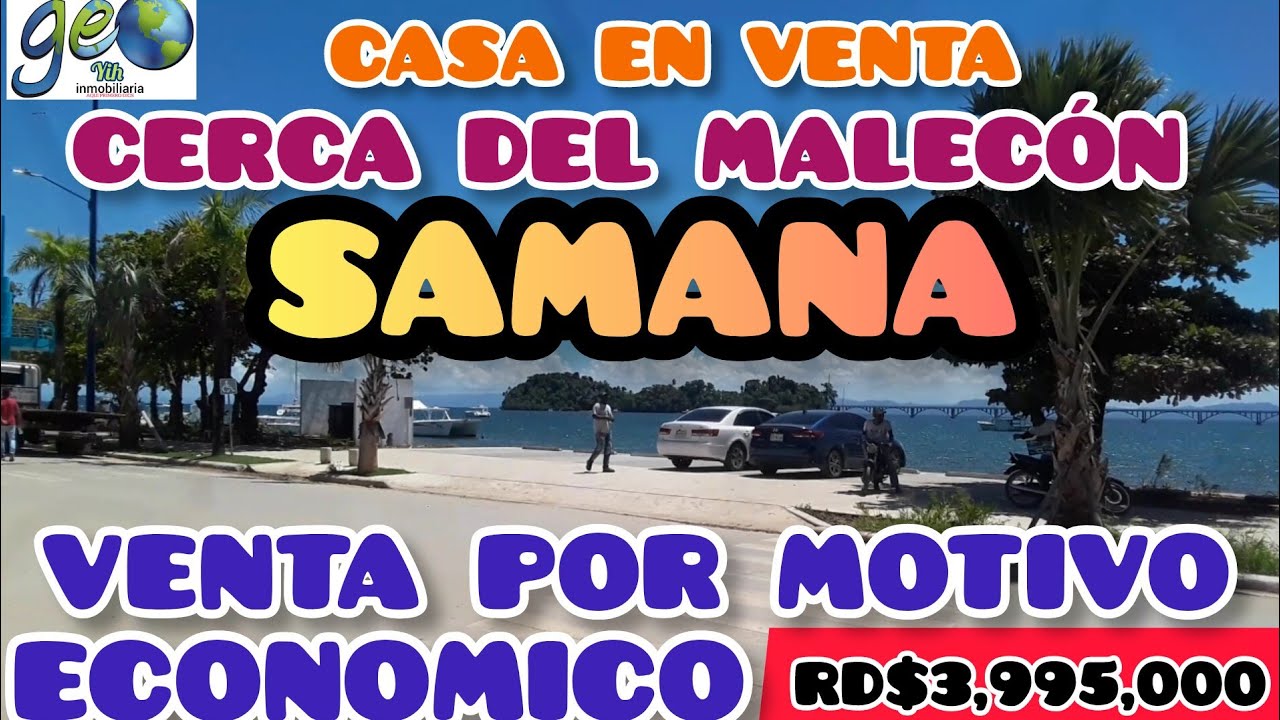 Casa en samaná cerca del malecón, venta de oportunidad por motivo económico de su dueño RD$3,995,000