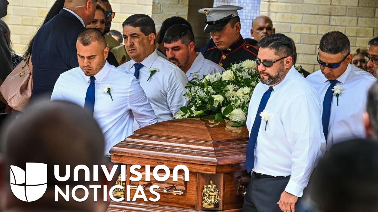 Dan el último adiós a una de las maestras de Uvalde y a su esposo, quien murió dos días después